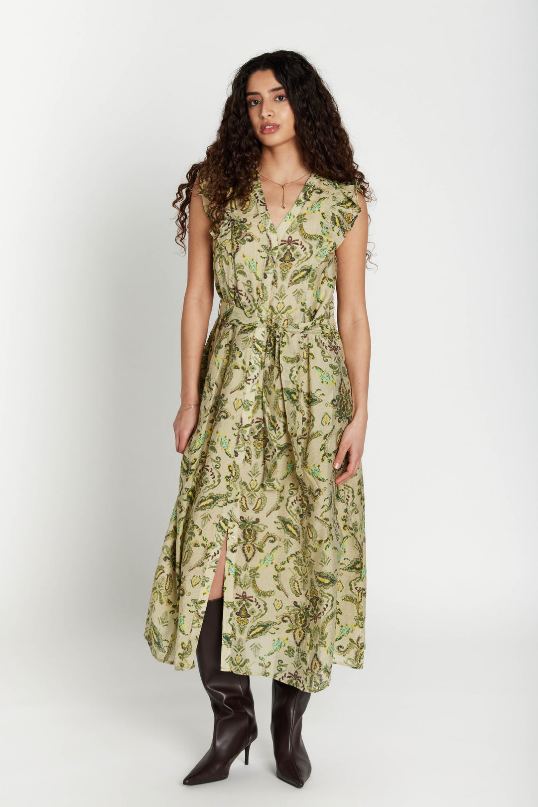 Bruuns Bazaar Women DuscleBBFransisca dress Kjoler Multi Green print