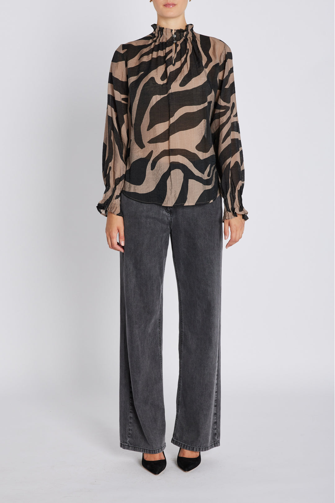 Bruuns Bazaar Women DuscleBBTerese bluse Bluser Zebra print