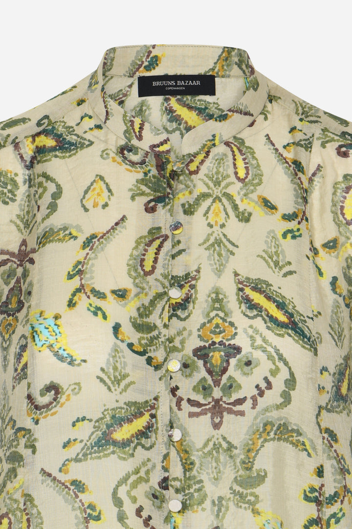 Bruuns Bazaar Women DuscleBBVivana shirt Skjorter Multi Green print