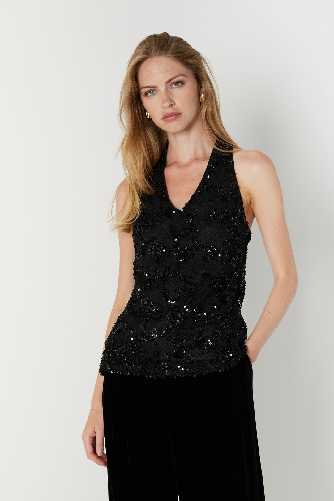 Bruuns Bazaar Women ElioBBNoémy top Bluser Black