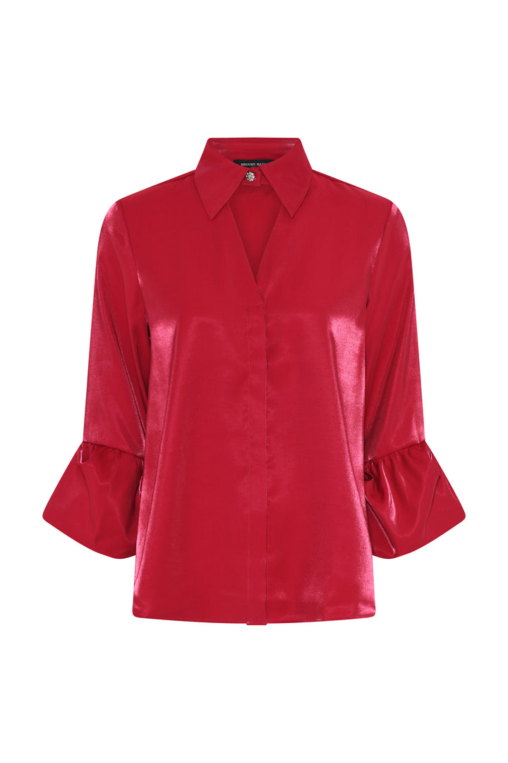 Bruuns Bazaar Women EncalyptaBBBaria skjorte Shirts Red