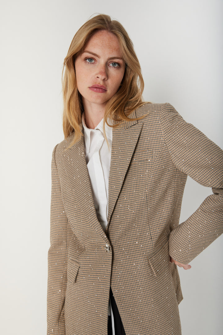 Bruuns Bazaar Women EremosBBFriara blazer Blazere Light check