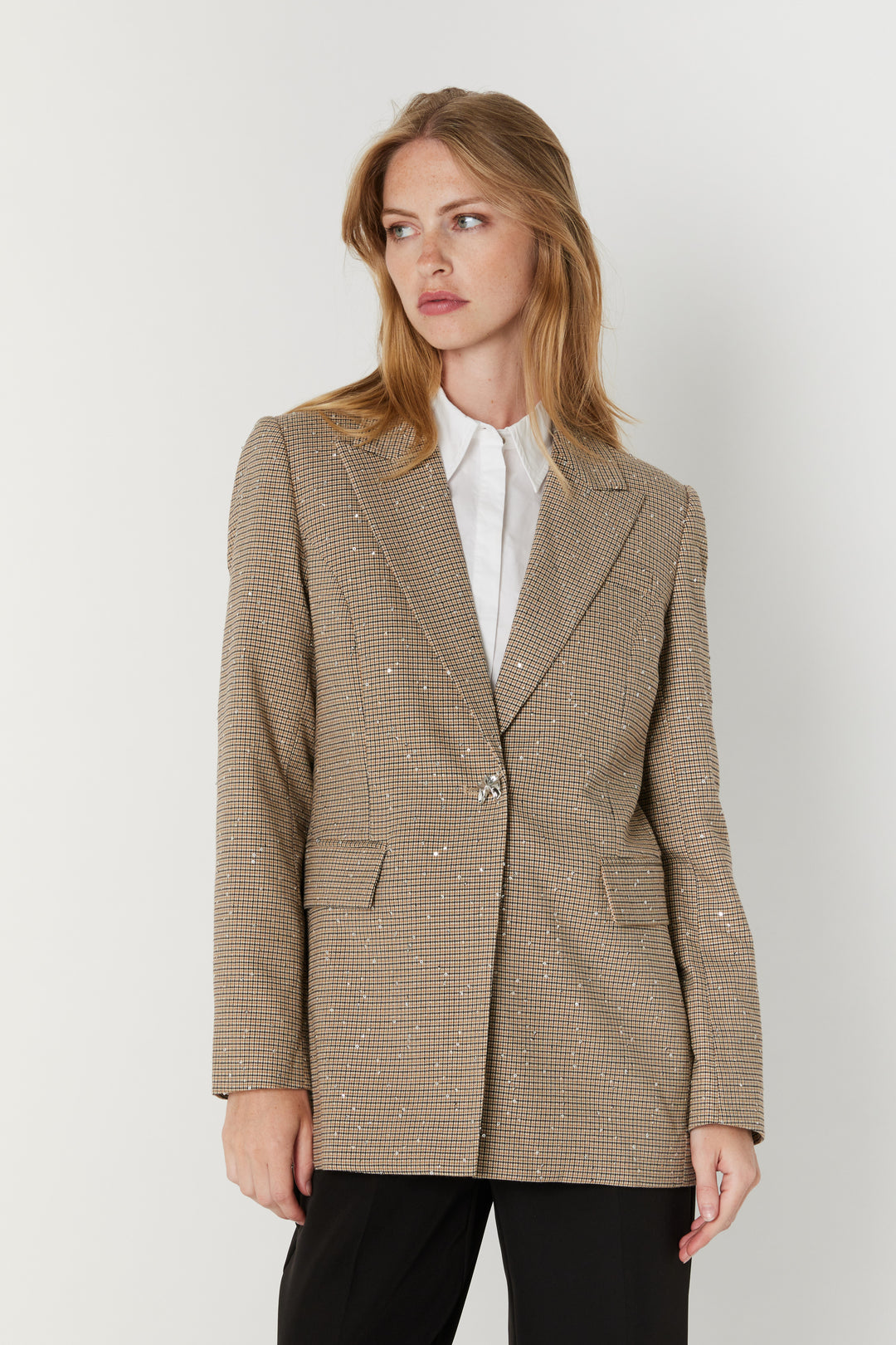 Bruuns Bazaar Women EremosBBFriara blazer Blazere Light check