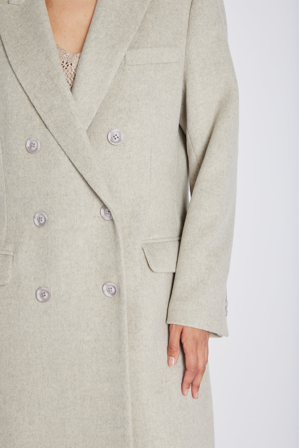 Bruuns Bazaar Women FallopiaBBAbellas frakke Overtøj Beige Melange