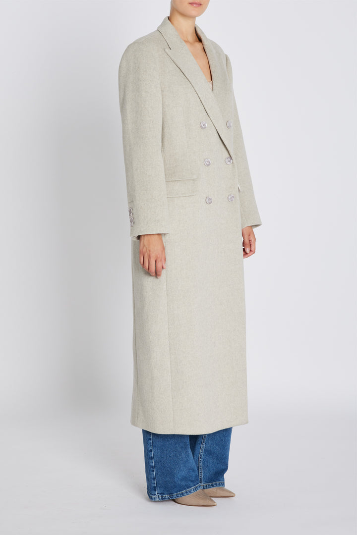 Bruuns Bazaar Women FallopiaBBAbellas frakke Overtøj Beige Melange