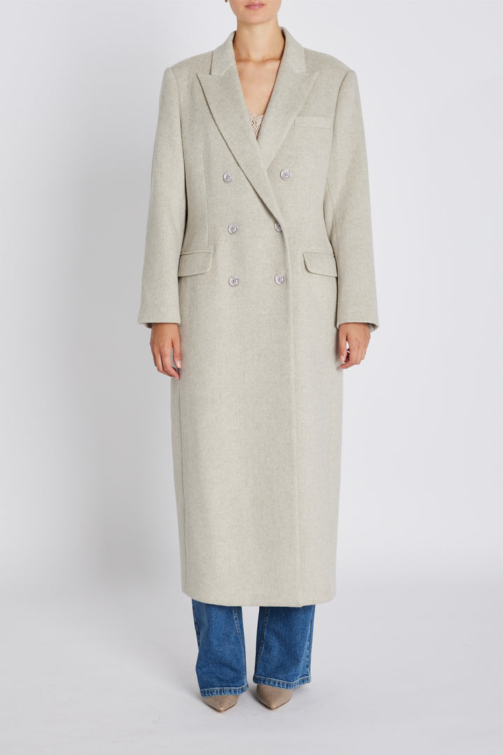 Bruuns Bazaar Women FallopiaBBAbellas frakke Overtøj Beige Melange