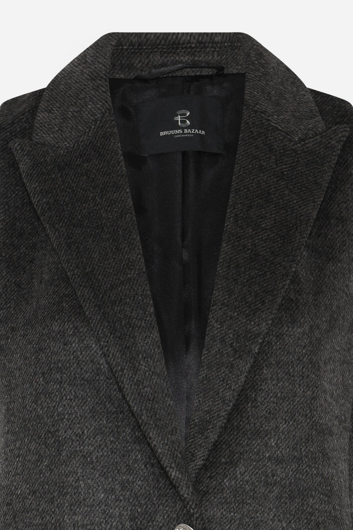 Bruuns Bazaar Women FallopiaBBLianna vest Overtøj Dark Grey Melange