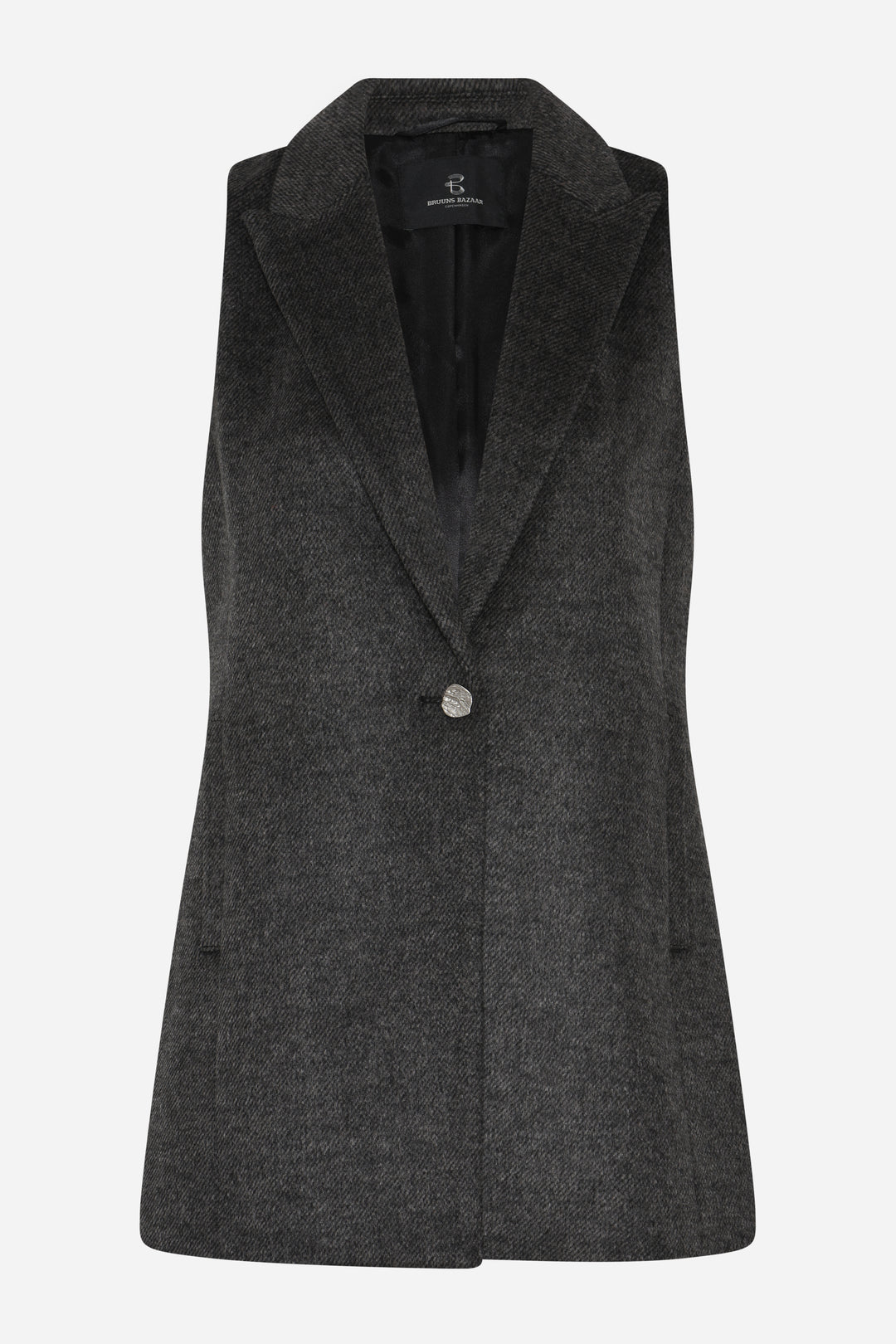 Bruuns Bazaar Women FallopiaBBLianna vest Overtøj Dark Grey Melange