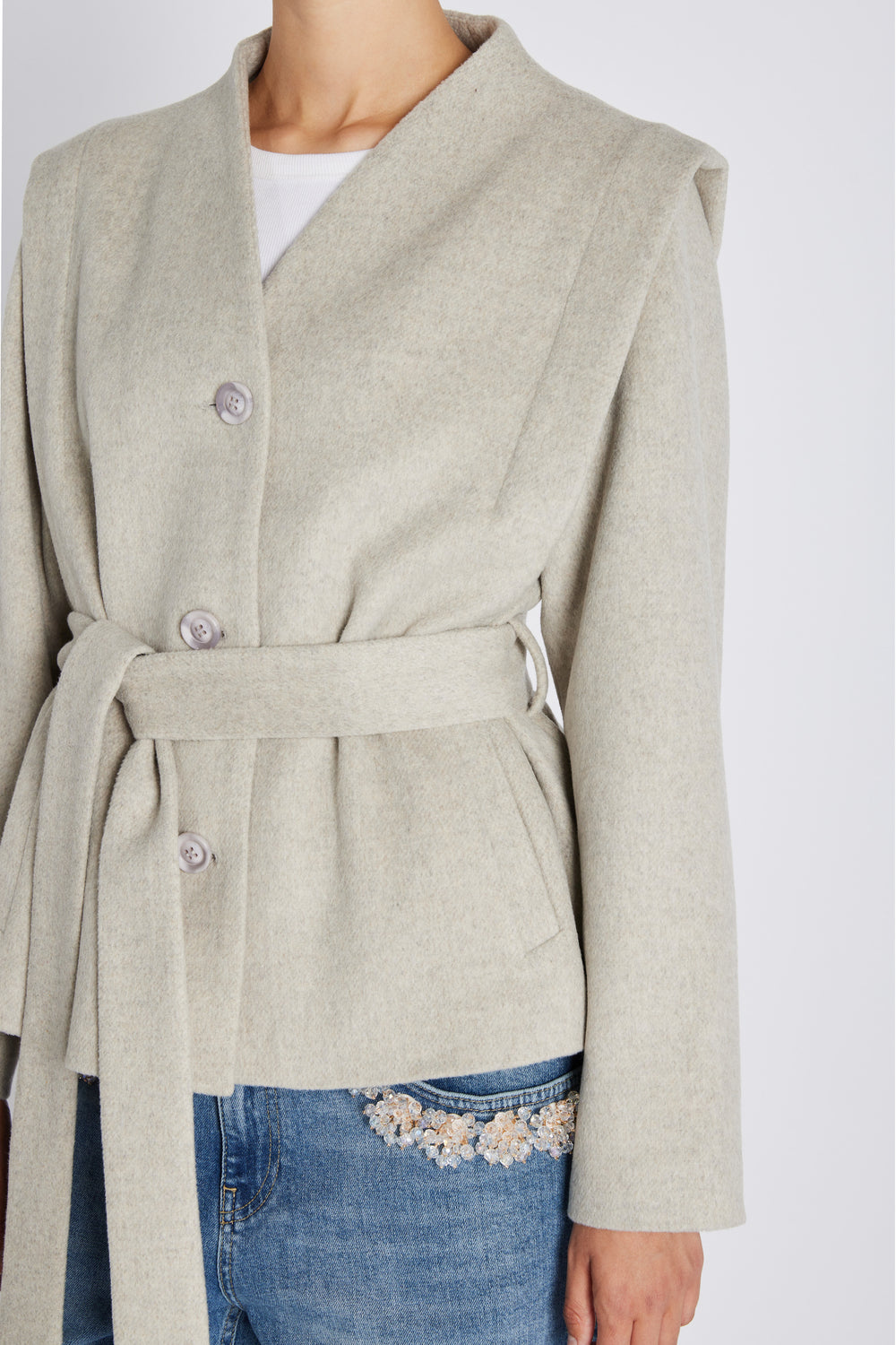 Bruuns Bazaar Women FallopiaBBSisela jakke Overtøj Beige Melange