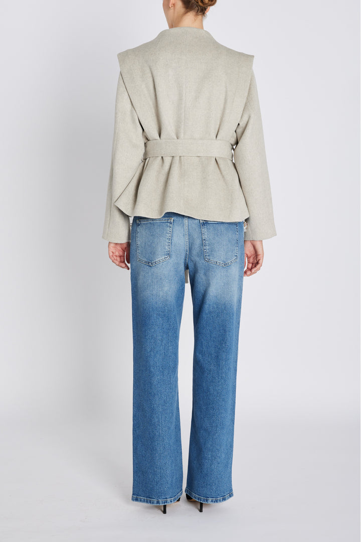Bruuns Bazaar Women FallopiaBBSisela jakke Overtøj Beige Melange