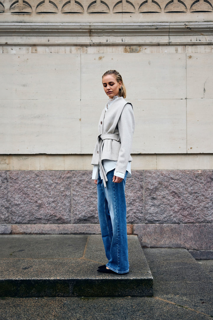 Bruuns Bazaar Women FallopiaBBSisela jakke Overtøj Beige Melange