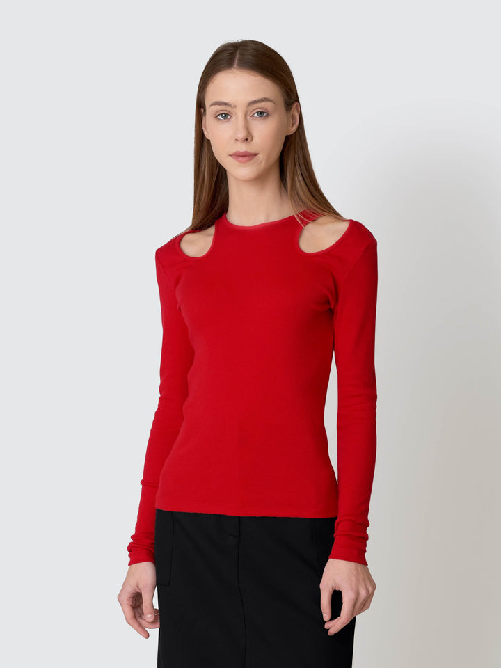 BZR FionaBZBox top blouse Fiery red