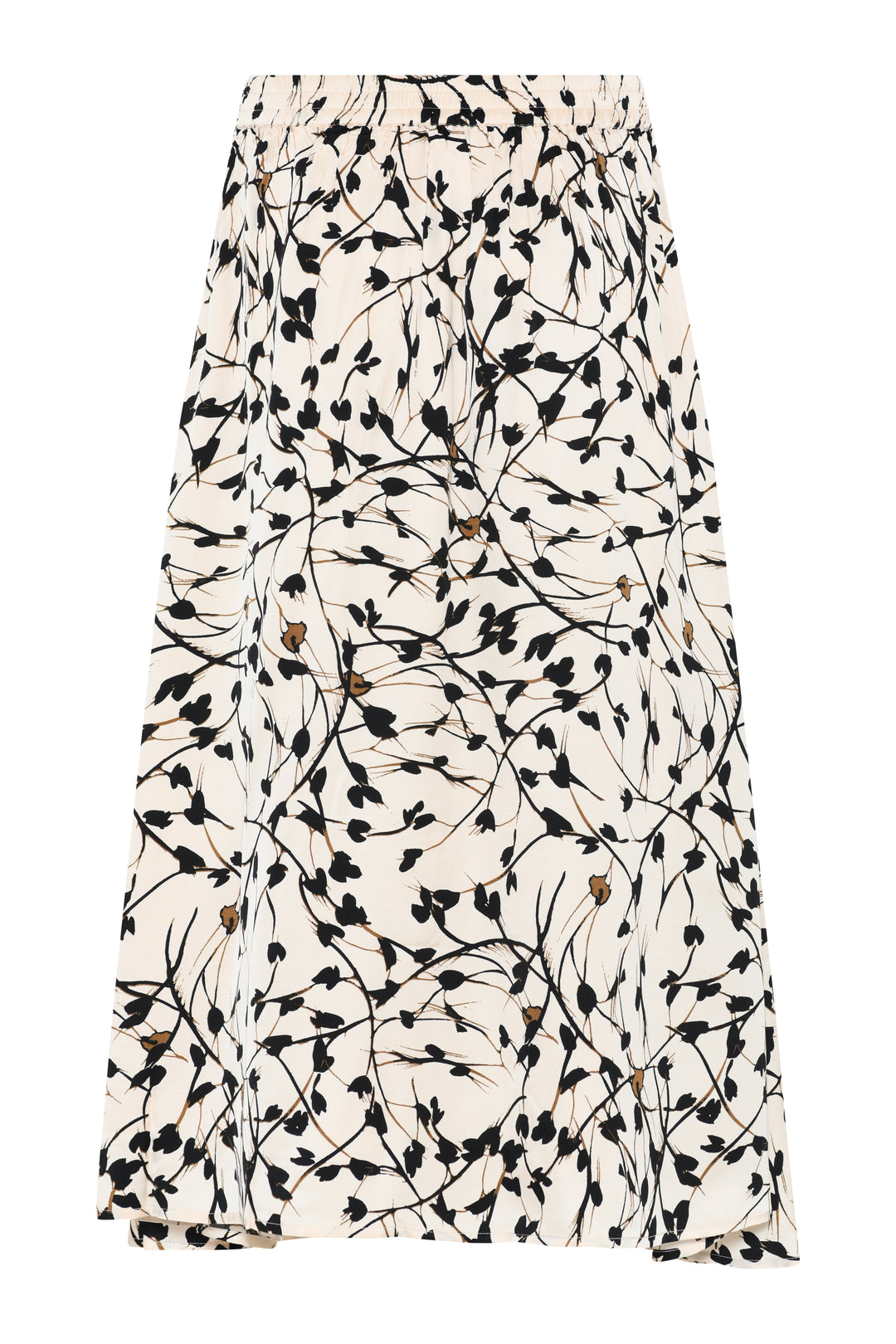Bruuns Bazaar Women FloretBBAmattas nederdel Nederdele White Cream AOP