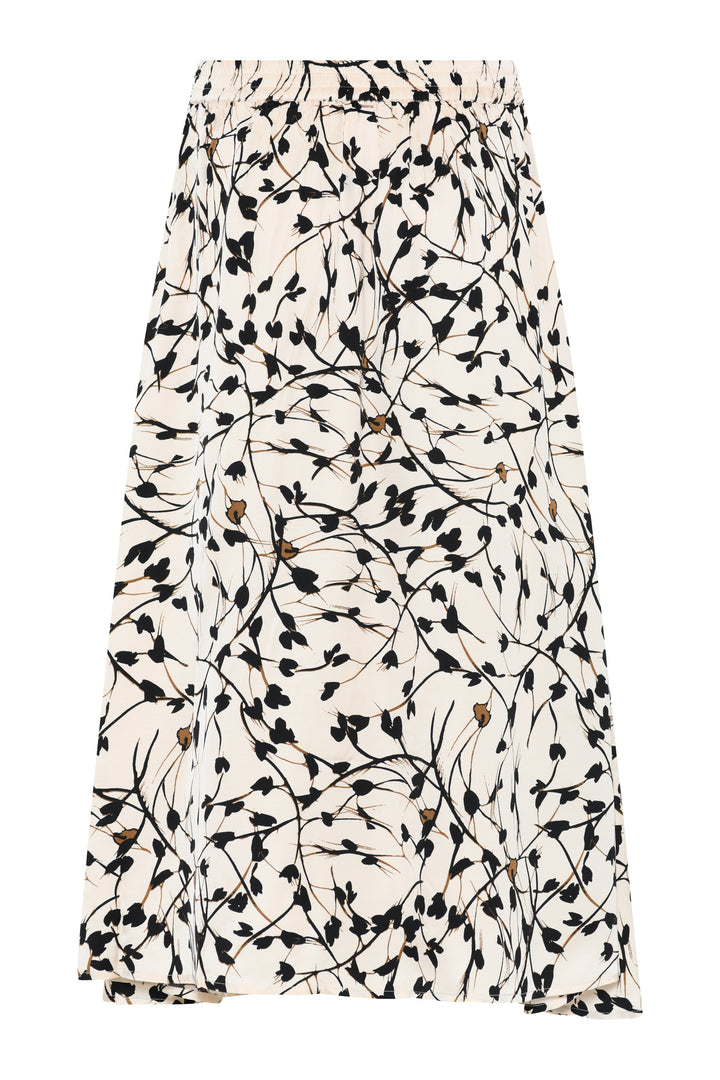 Bruuns Bazaar Women FloretBBAmattas nederdel Nederdele White Cream AOP