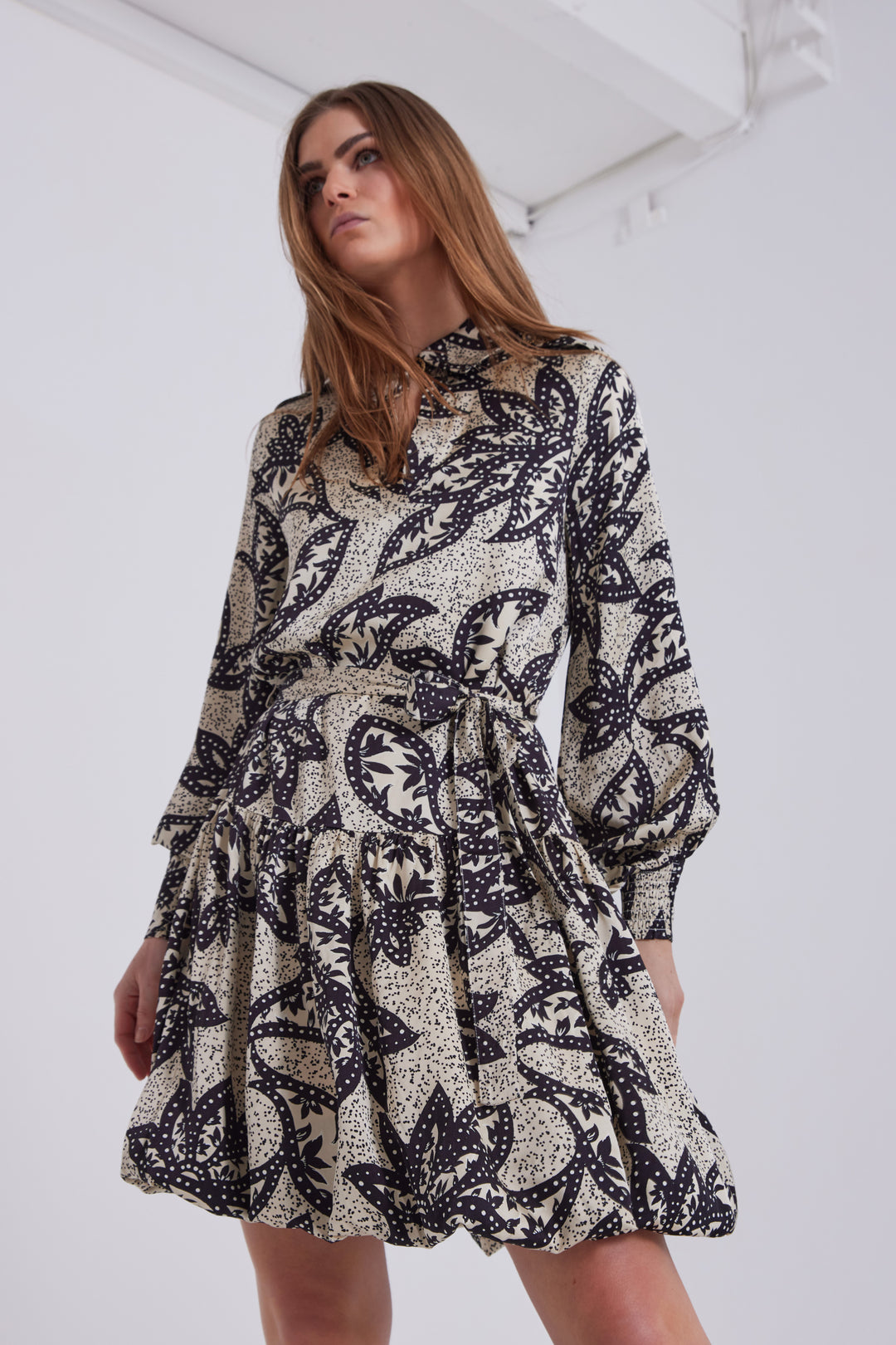 Bruuns Bazaar Women FloretBBAvril kjole Dress Sand print