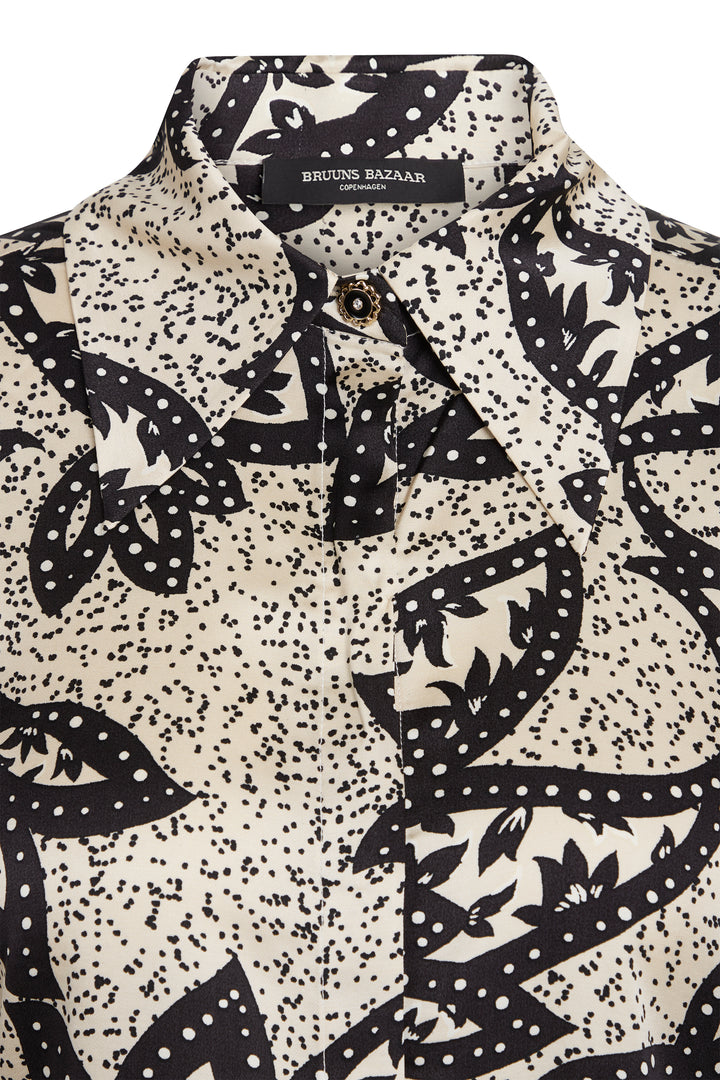 Bruuns Bazaar Women FloretBBElas skjorte Shirts Sand print