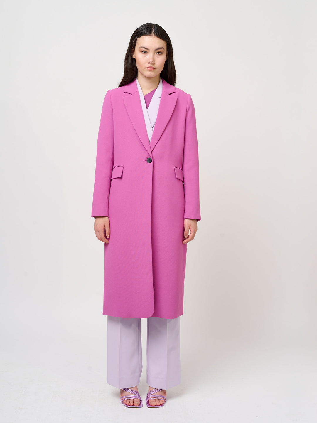 Bruuns Bazaar Women FlorettaBBAlannas Coat Outerwear Fuchsia