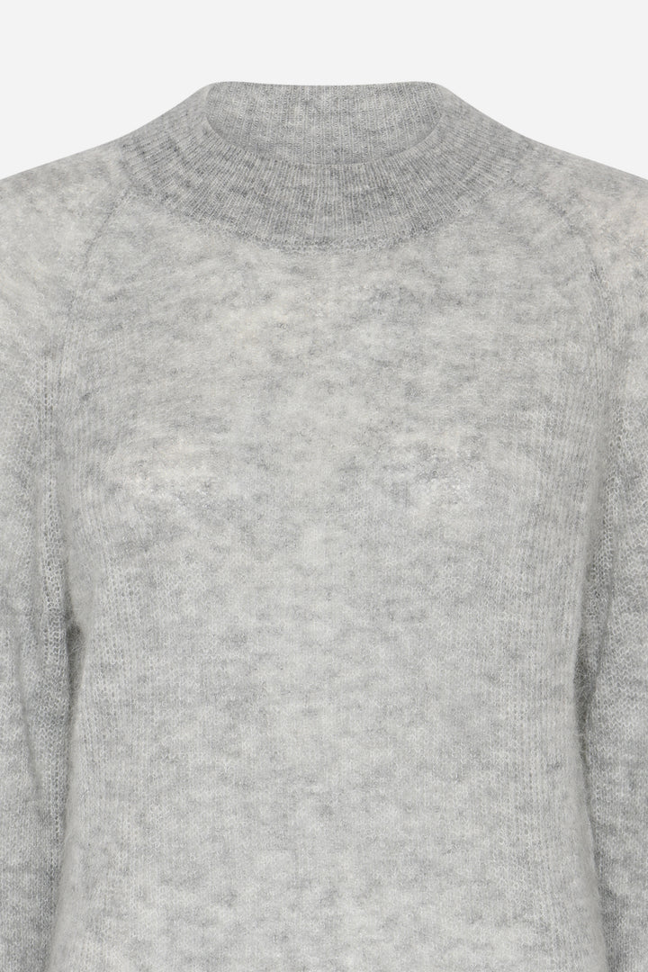 Bruuns Bazaar Women FluffyBBAma strik Strik Light grey melange