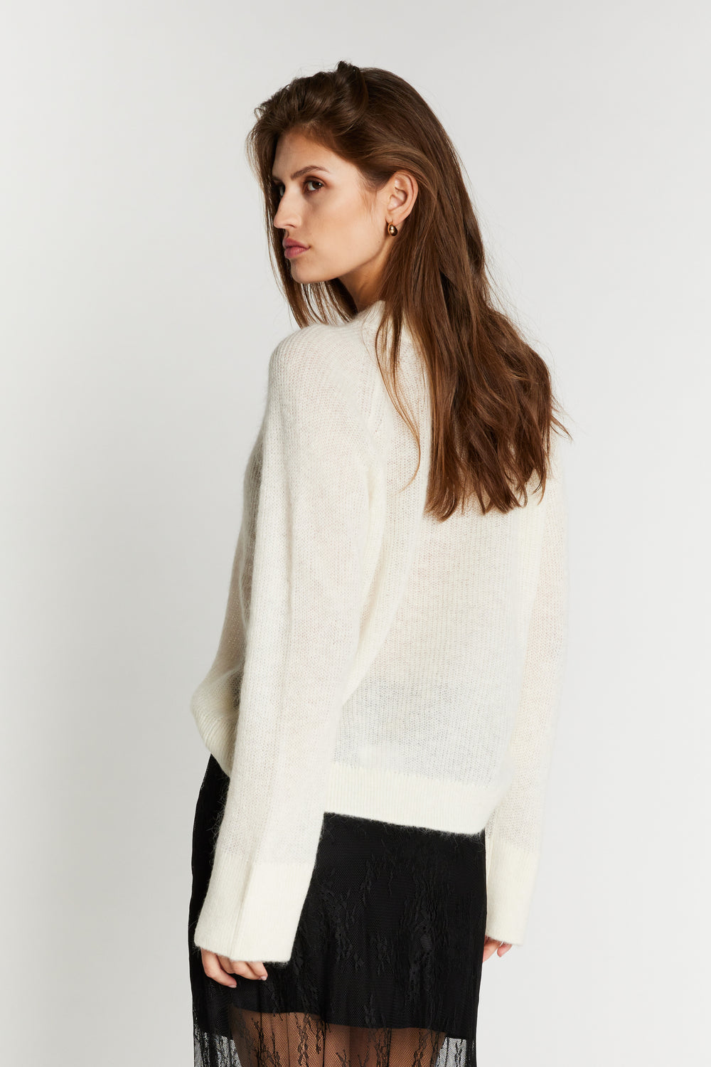 Bruuns Bazaar Women FluffyBBAma strik Strik Off White