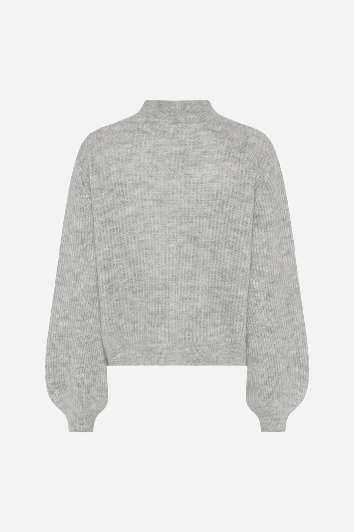 Bruuns Bazaar Women FluffyBBAmandra strik Strik Light grey melange