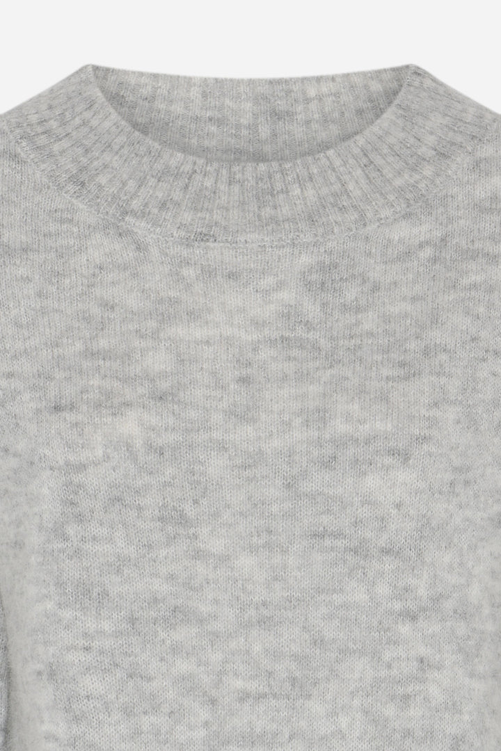 Bruuns Bazaar Women FluffyBBAmari strik Strik Light grey melange