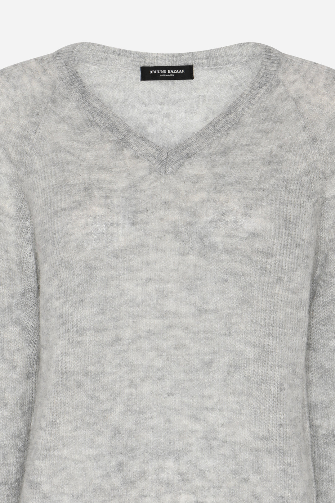Bruuns Bazaar Women FluffyBBAmera strik Strik Light grey melange
