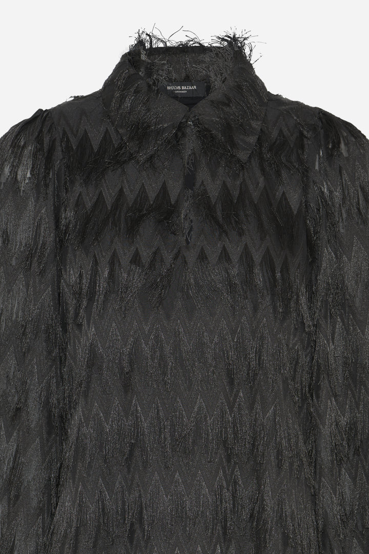Bruuns Bazaar Women FrillyBBArmade kjole Kjoler Black