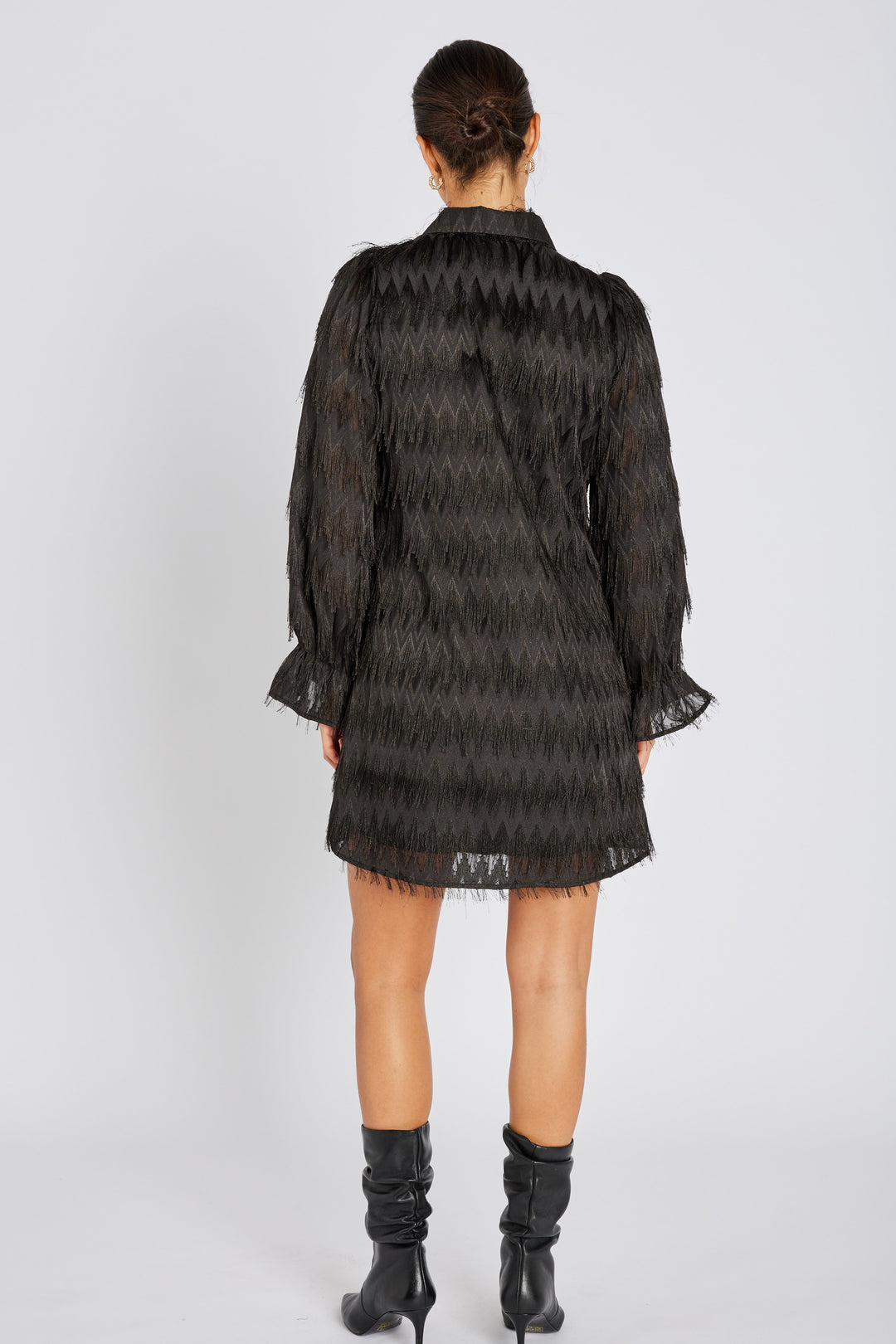 Bruuns Bazaar Women FrillyBBArmade kjole Kjoler Black