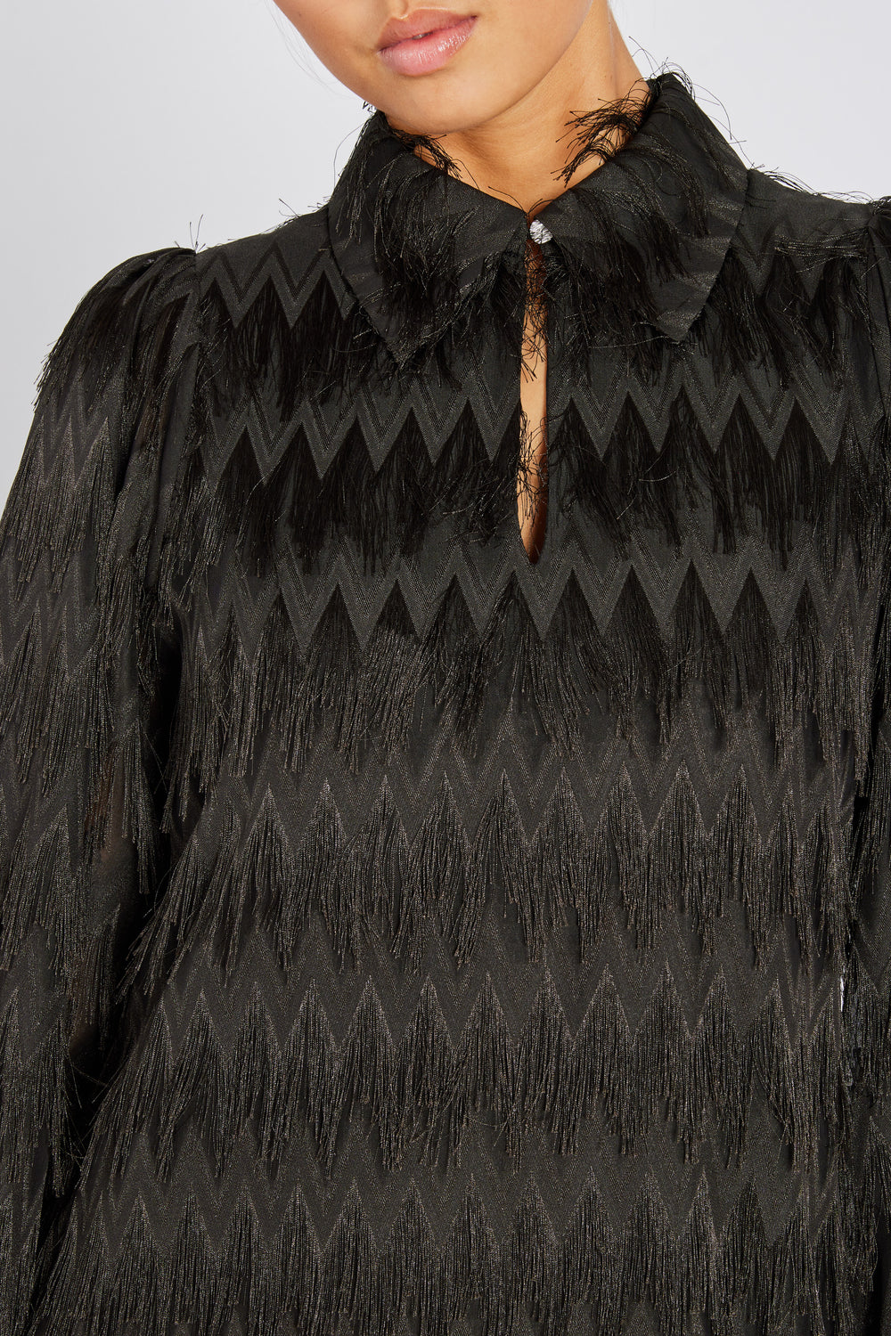 Bruuns Bazaar Women FrillyBBArmade kjole Kjoler Black