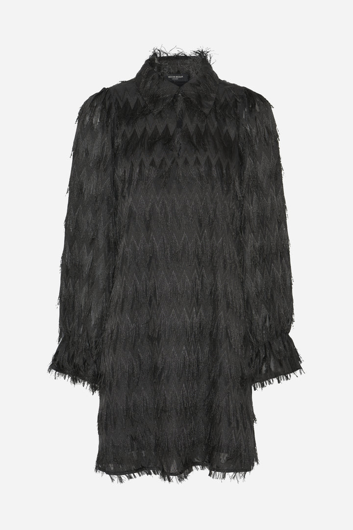 Bruuns Bazaar Women FrillyBBArmade kjole Kjoler Black