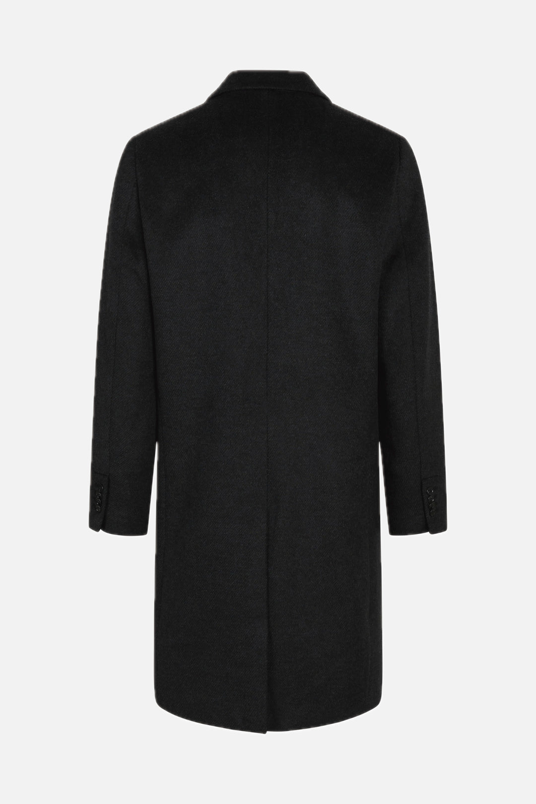 Bruuns Bazaar Men FuzzyBBMattini coat Overtøj Black melange