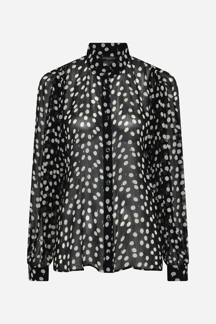 Bruuns Bazaar Women GastroBBShaunas skjorte Skjorter Black Dots