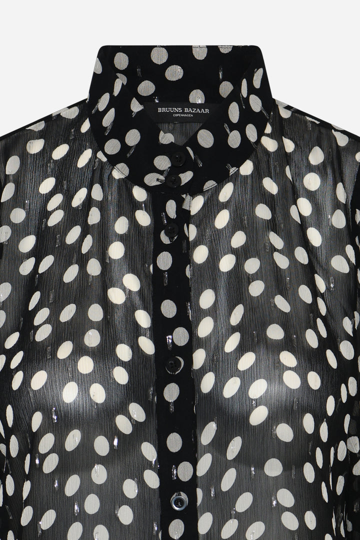 Bruuns Bazaar Women GastroBBShaunas skjorte Skjorter Black Dots