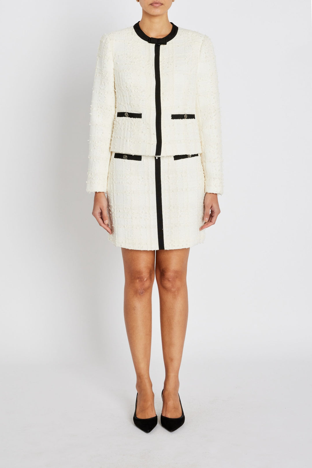 Bruuns Bazaar Women GaussiaBBJoanine nederdel Nederdele White Cream