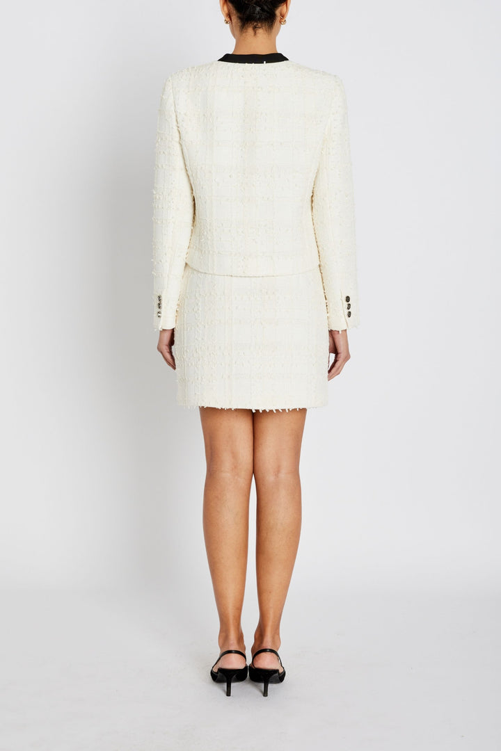 Bruuns Bazaar Women GaussiaBBJoanine nederdel Nederdele White Cream