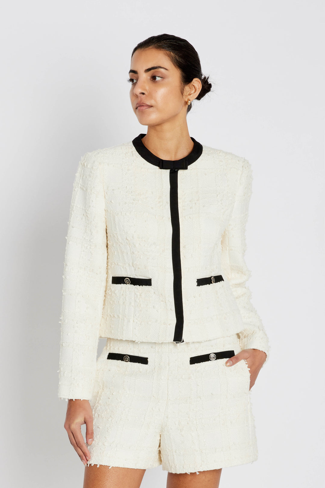 Bruuns Bazaar Women GaussiaBBSufie blazer Blazere White Cream