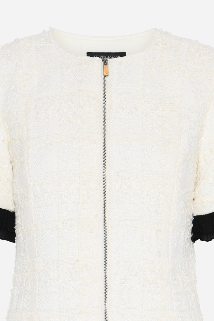 Bruuns Bazaar Women GaussiaBBZenny kjole Kjoler White Cream