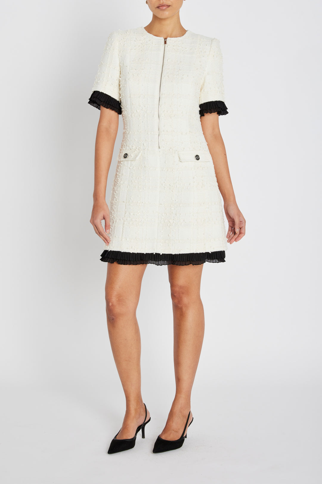 Bruuns Bazaar Women GaussiaBBZenny kjole Kjoler White Cream