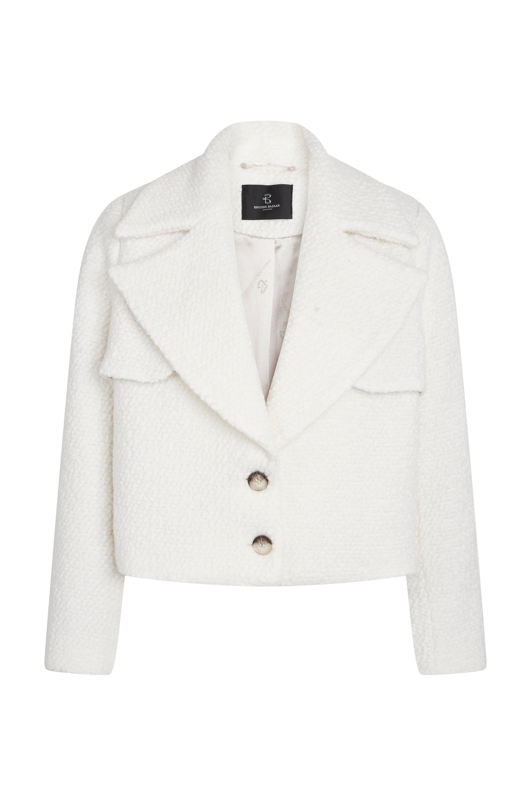 Bruuns Bazaar Women GazaniaBBNovis jacket Outerwear White Cream