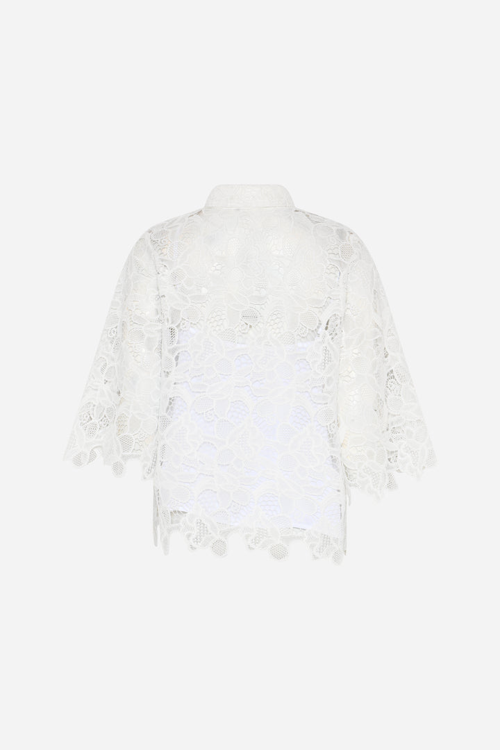 Bruuns Bazaar Women GeonomaBBFay skjorte Skjorter White