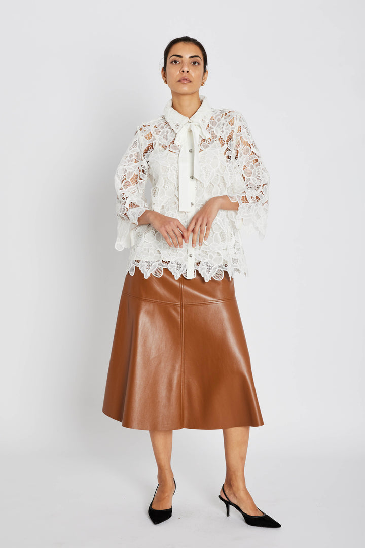 Bruuns Bazaar Women GeonomaBBFay skjorte Skjorter White