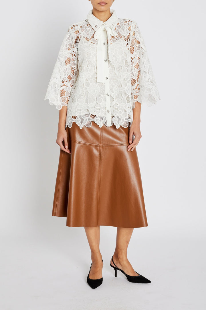 Bruuns Bazaar Women GeonomaBBFay skjorte Skjorter White