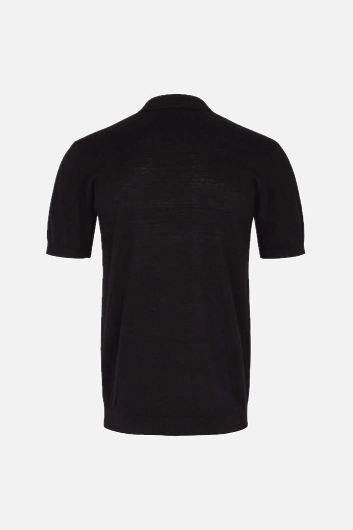 Bruuns Bazaar Men Gerhard Polo s/s Strik Black