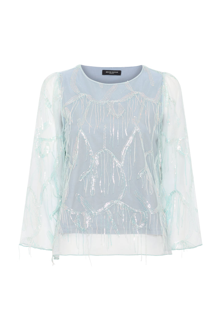 Bruuns Bazaar Women HoaryBBLeonise bluse Bluser Aqua