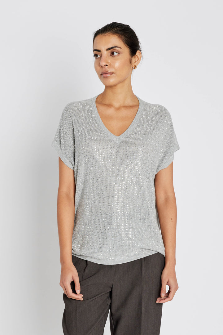 Bruuns Bazaar Women HoweaBBMarlee glitterstrik Strik Silver