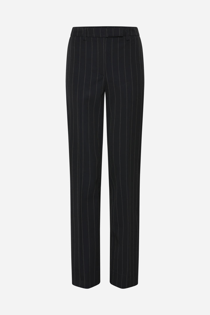 Bruuns Bazaar Women HydrangeaBBCigga bukser Bukser Black pinstripe
