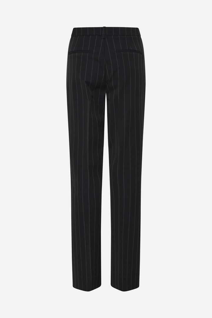 Bruuns Bazaar Women HydrangeaBBCigga bukser Bukser Black pinstripe