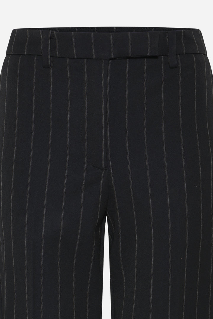 Bruuns Bazaar Women HydrangeaBBCigga bukser Bukser Black pinstripe