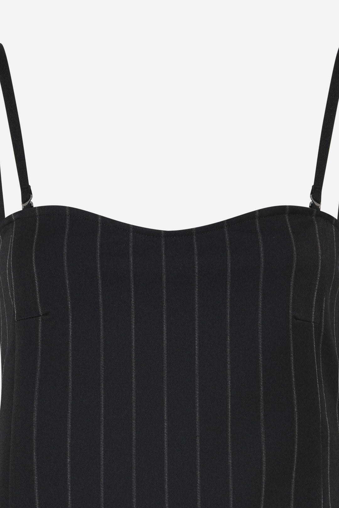Bruuns Bazaar Women HydrangeaBBKorsas top Bluser Black pinstripe