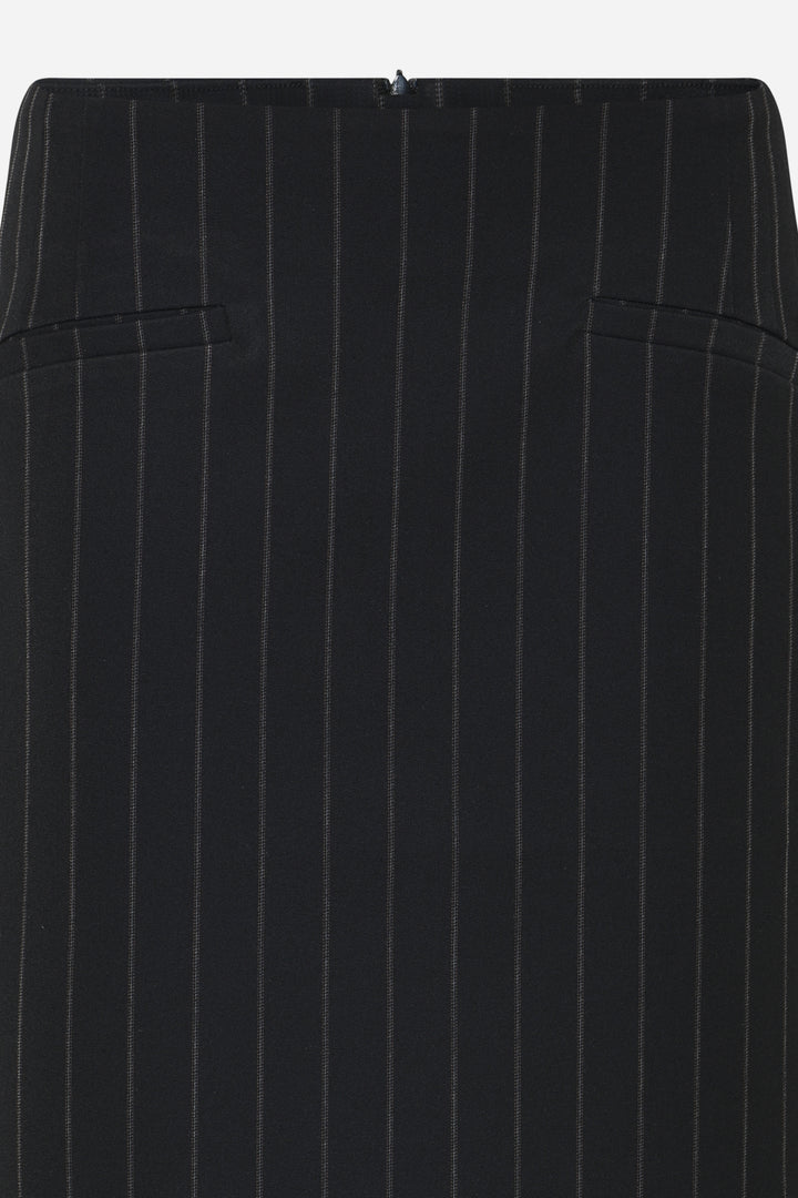 Bruuns Bazaar Women HydrangeaBBZaia nederdel Nederdele Black pinstripe
